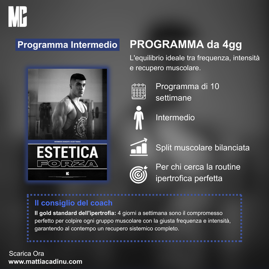 PROGRAMMA 4 GIORNI