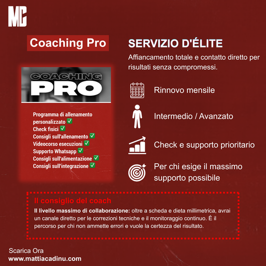 COACHING MENSILE PRO