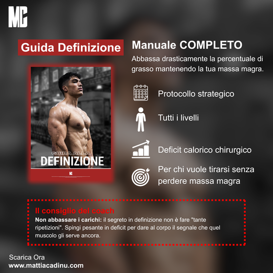 DEFINIZIONE MUSCOLARE - La guida definitiva