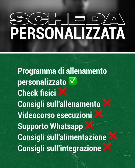 SCHEDA PERSONALIZZATA - Mattia Cadinu